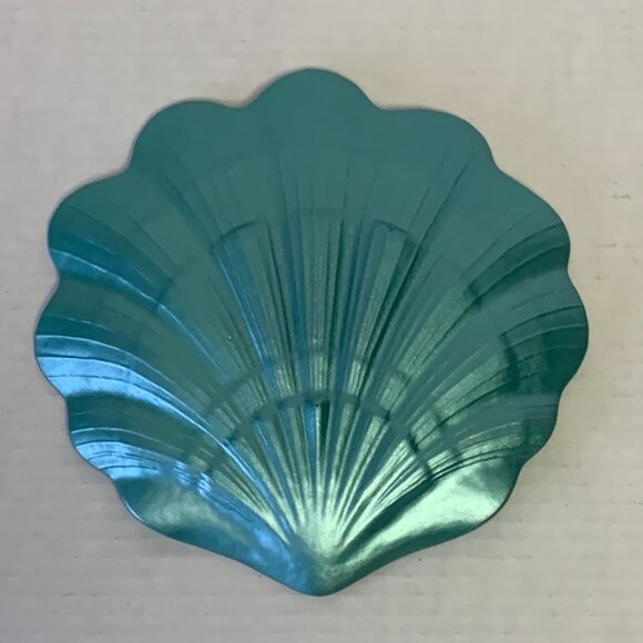 Set of 4 Princess House Sell Plates 1479 Dish Teal in Colour Made in Turkey NEW - Picture 9 of 13
